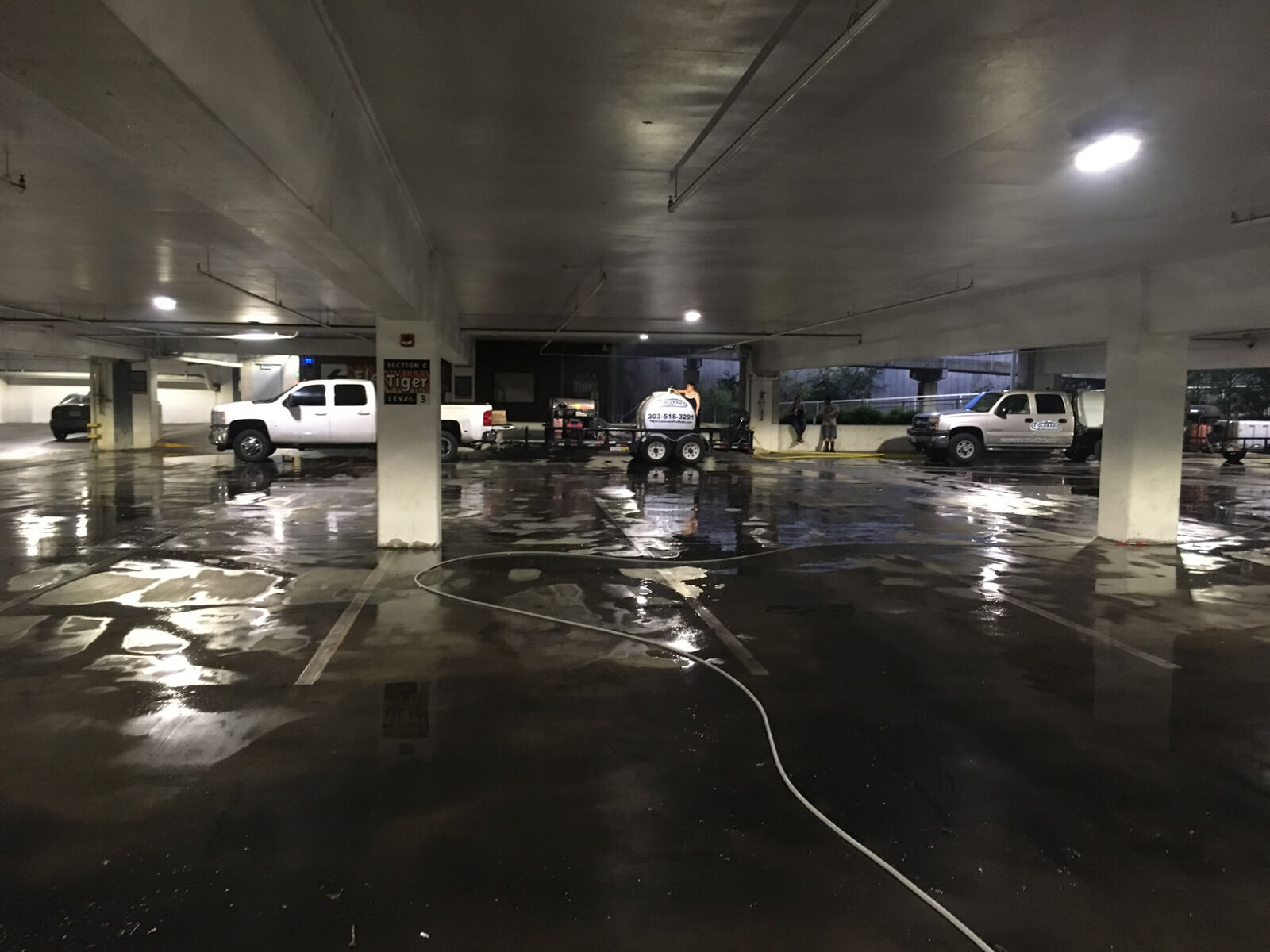 Parking Garage Cleaning