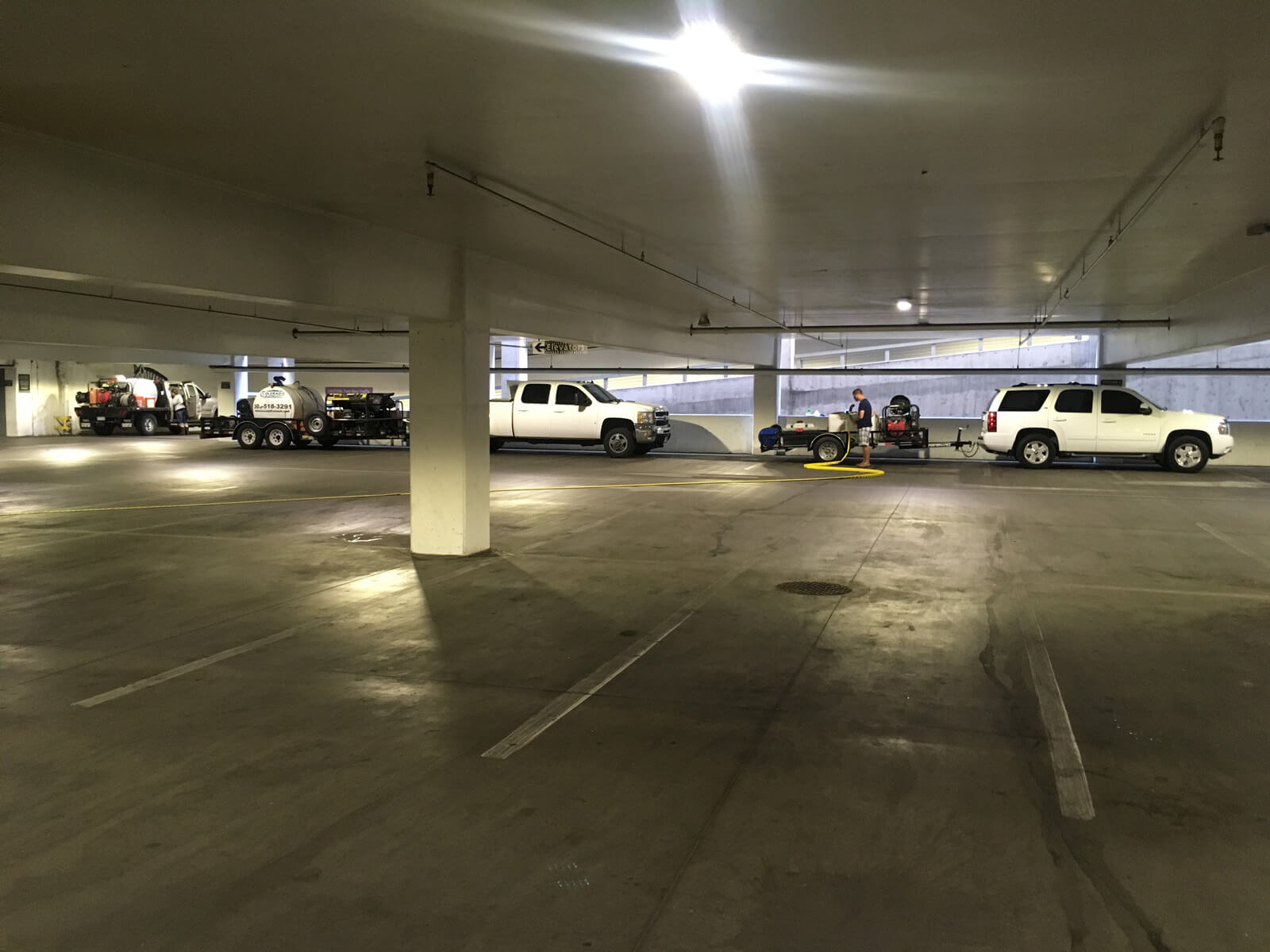 Parking Garage Cleaning